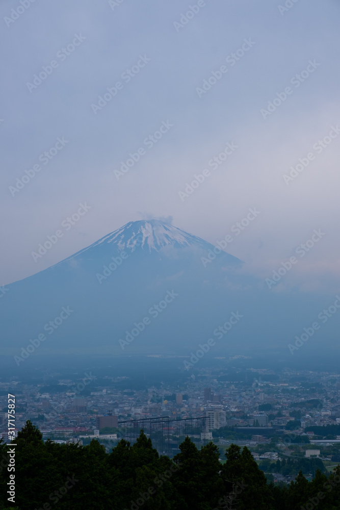 Naklejka premium 富士山