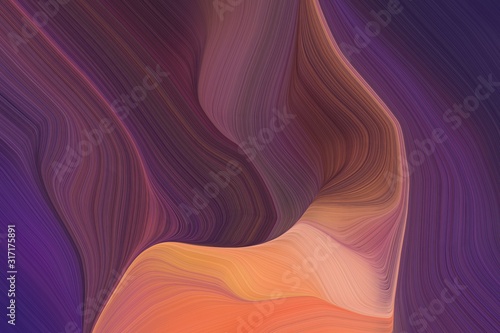 abstract clean and fluid lines and waves canvas design with old mauve, salmon and pastel brown colors. art for sale. can be used as texture, background or wallpaper