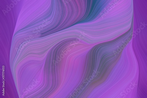 abstract artistic lines and waves background with moderate violet, dark slate blue and dim gray colors. art for sale. good wallpaper or canvas design