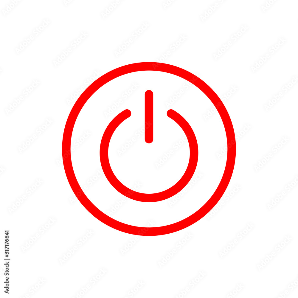 Power Button Symbol Icon Vector Design Illustration EPS 10 Power Button Symbol Icon Vector Design Illustration EPS 10