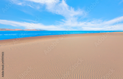 Colorful Hot Summer Landscape of sarigerme Beach - Mugla, Turkey