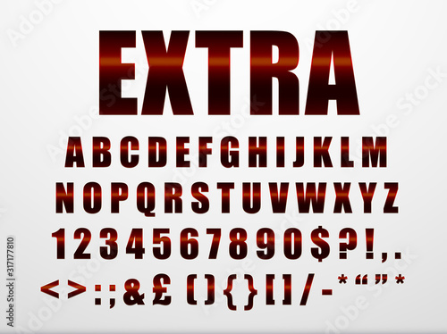 Modern Font Readable Text