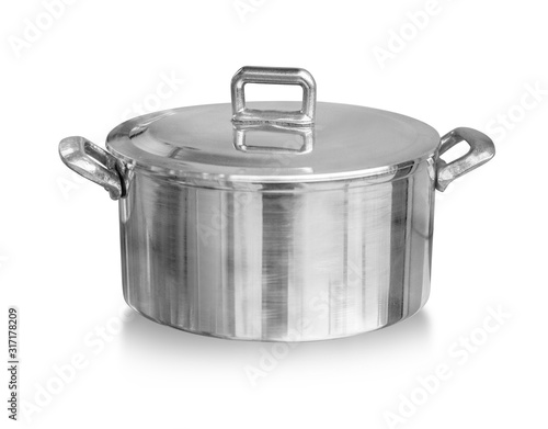 Stainless Steel pot isolated