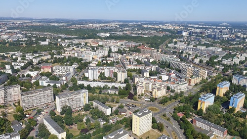 aerial view of paris from eiffel tower