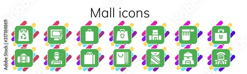 mall icon set