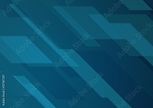 Abstract Striped Graphic Background with Geometric Pattern - Modern Illustrat...