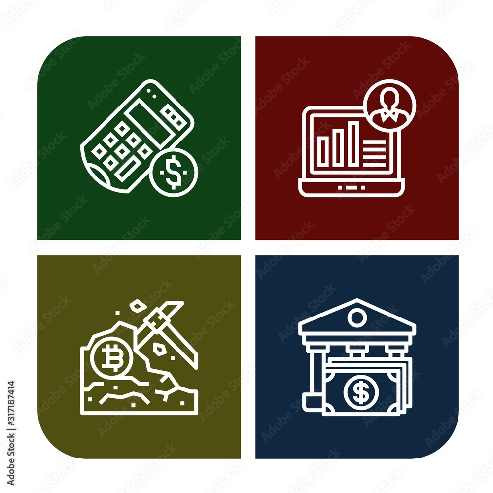 graph simple icons set graph simple icons set