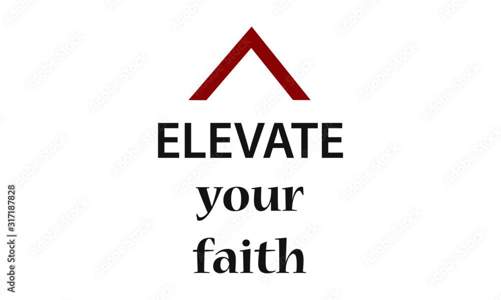 Christian faith, typography for print or use as poster, card, flyer or T shirt Christian faith, typography for print or use as poster, card, flyer or T shirt