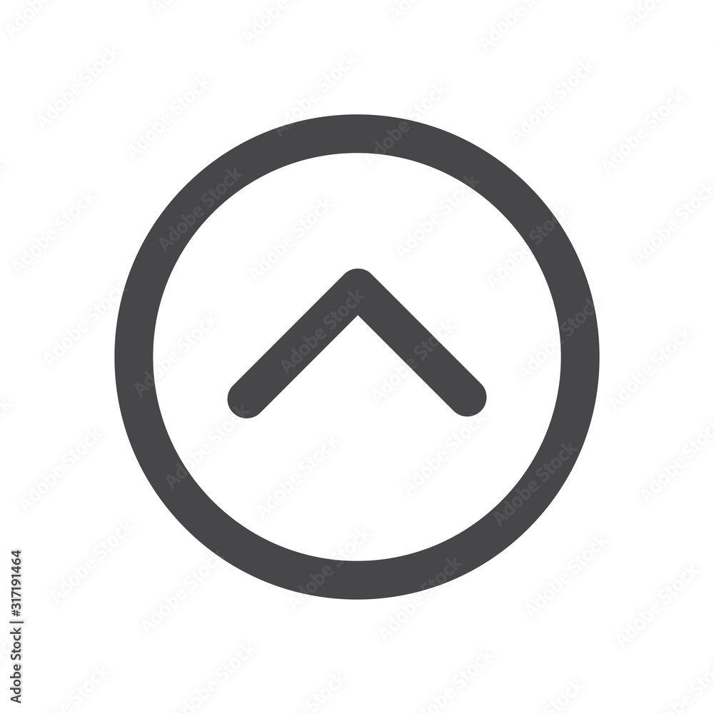 Upwards arrow vector icon, simple sign for web site and mobile app. Upwards arrow vector icon, simple sign for web site and mobile app.