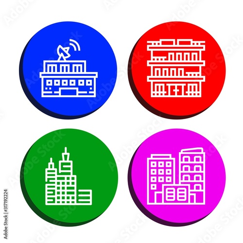 midtown simple icons set
