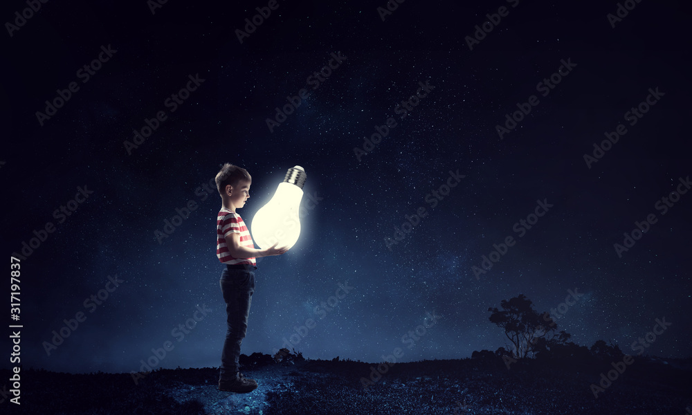 The light of education. Mixed media The light of education. Mixed media