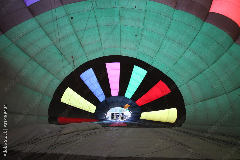 Fototapeta premium Teotihuacan's, hot air ballon adventure. AMAZING!!!..
