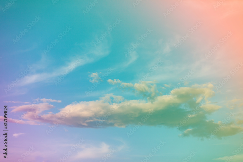 Fantastic sky and colorful clouds. Fantastic sky and colorful clouds.