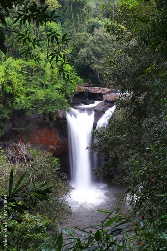 Haew suwat waterfall in Khao yai national park, Thailand photo