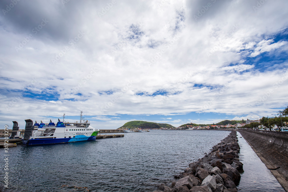 Inter-island ferry in Horta
