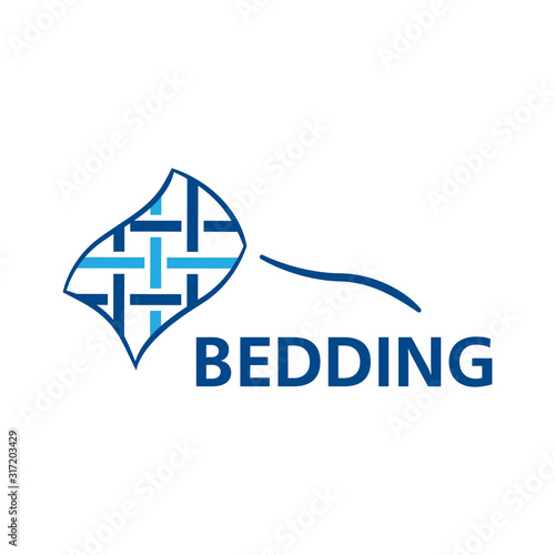 Vector logo of bed linen and bedding