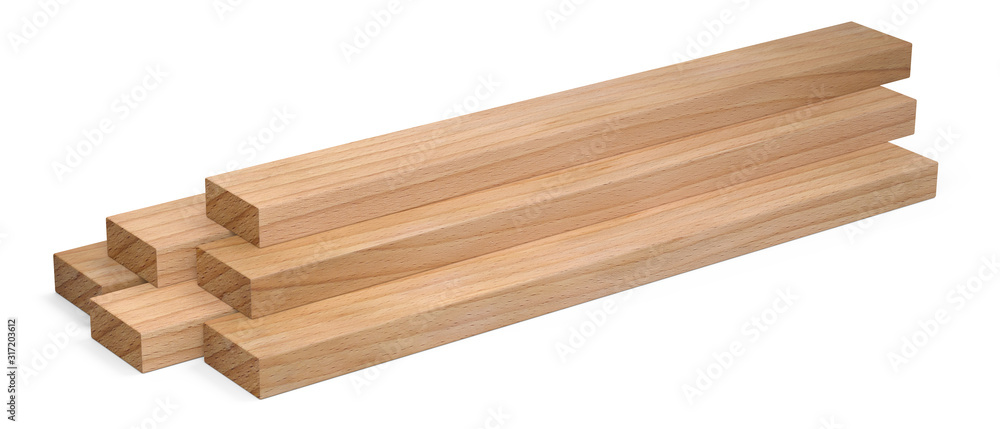 New wooden beams. New wooden beams.