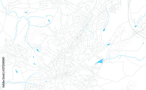 Royal Tunbridge Wells, England bright vector map photo
