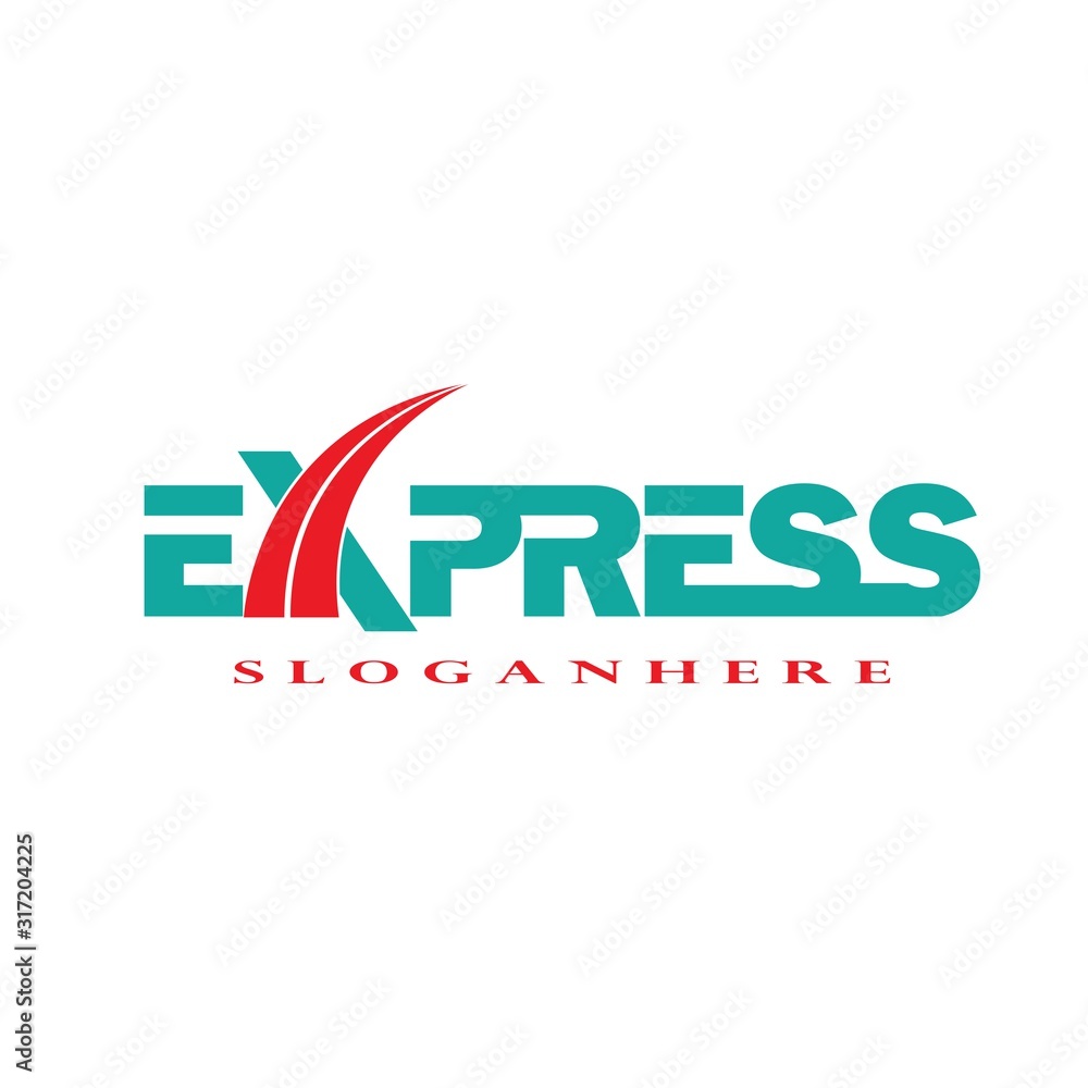 Fast Forward Express logo designs vector, Simple Express logo template Fast Forward Express logo designs vector, Simple Express logo template
