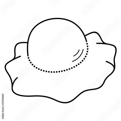 Beach sun hat