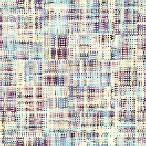 Abstract geometric pattern in low poly style. Pixel art style. Vector image.