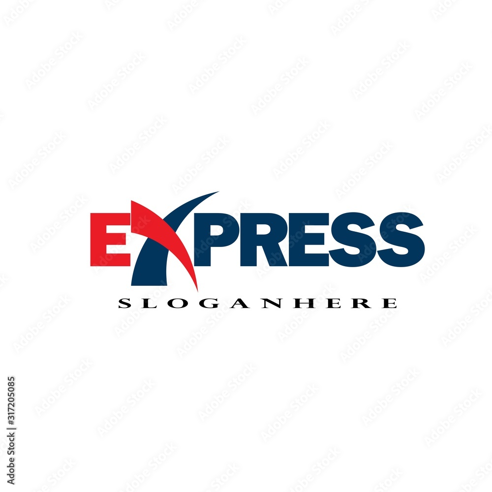 Fast Forward Express logo designs vector, Simple Express logo template Fast Forward Express logo designs vector, Simple Express logo template