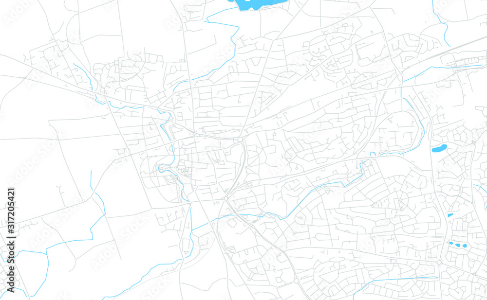 Dunfermline, Schottland bright vector map