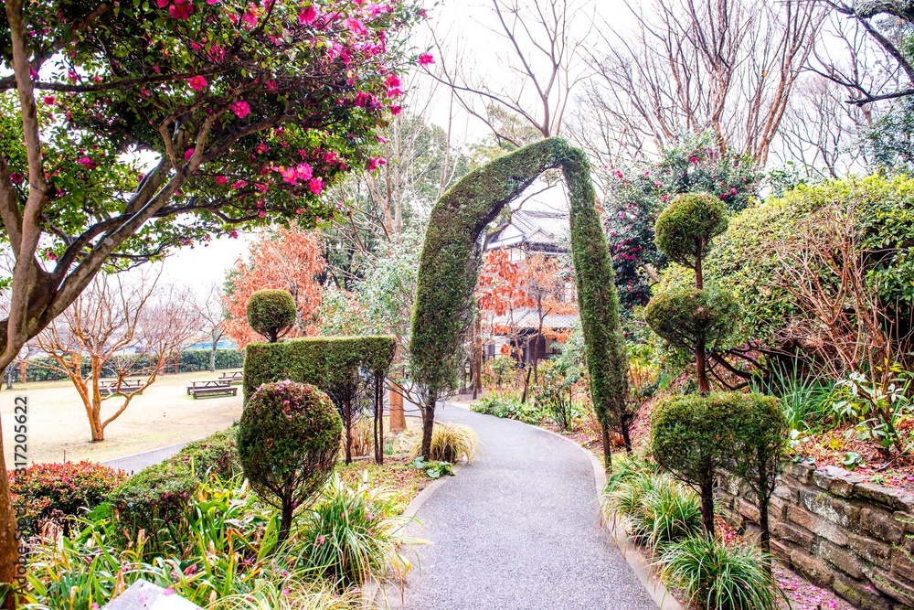 Naklejka premium 白野江植物公園