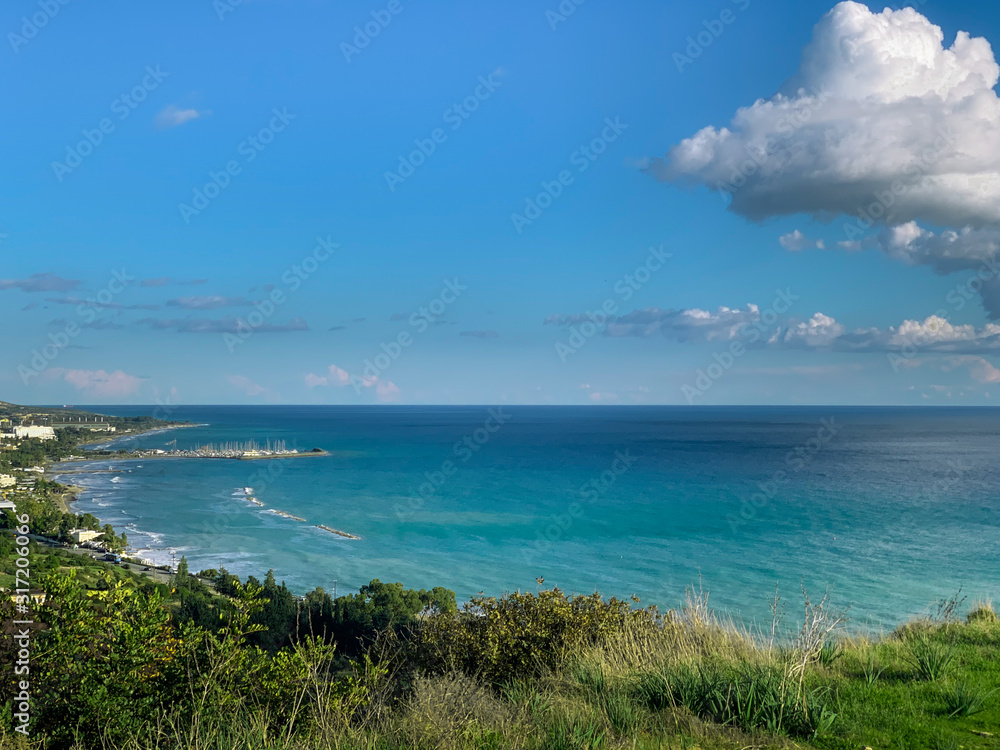 good weather mediterranean sea landscape