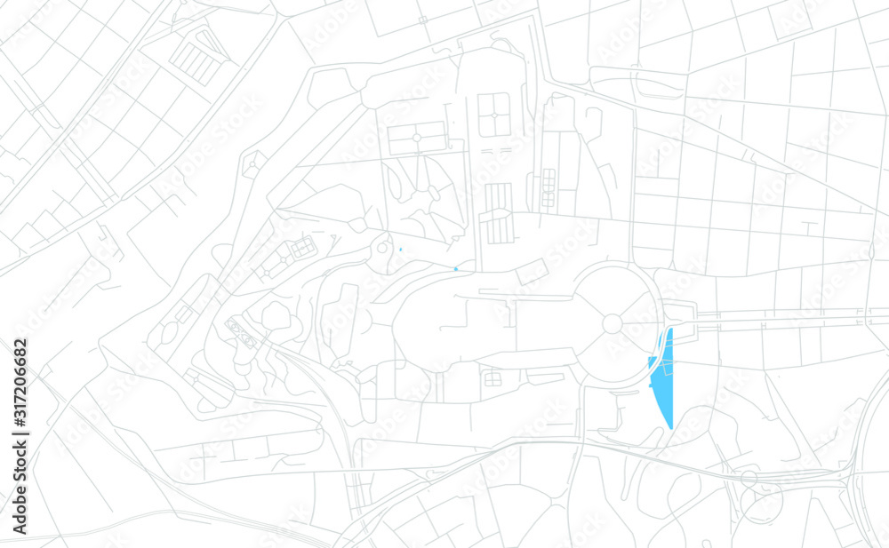 Vatican City, Vatican bright vector map