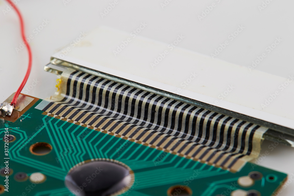Circuit board on white background Circuit board on white background