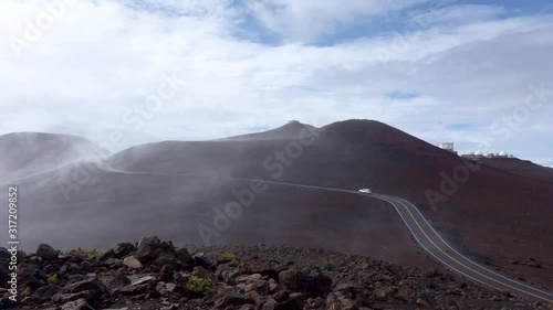 Haleakala National Park Maui. A scenic national park known as the “house of the sun”. Upcountry Maui to the southeastern coast.