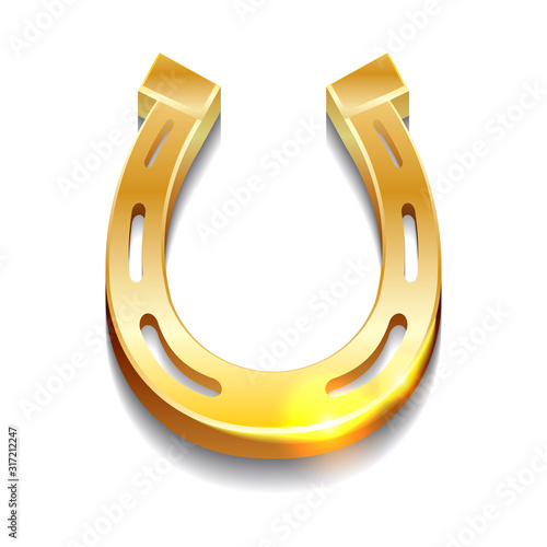 Lucky horseshoe vector illustration
