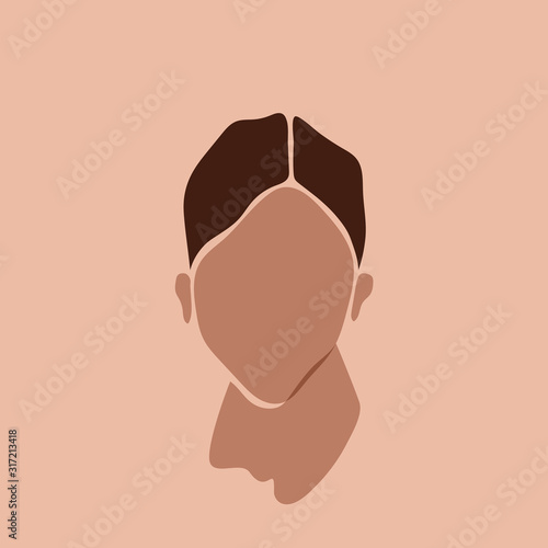 Abstract woman portrait in ...