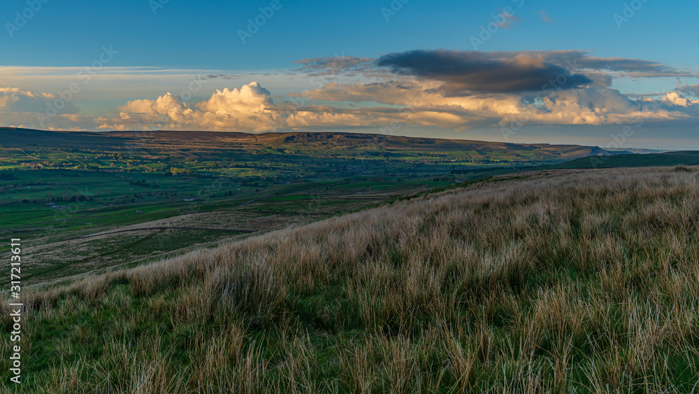 Yorkshire Dales landscape near Countersett, North Yorkshire, England, UK