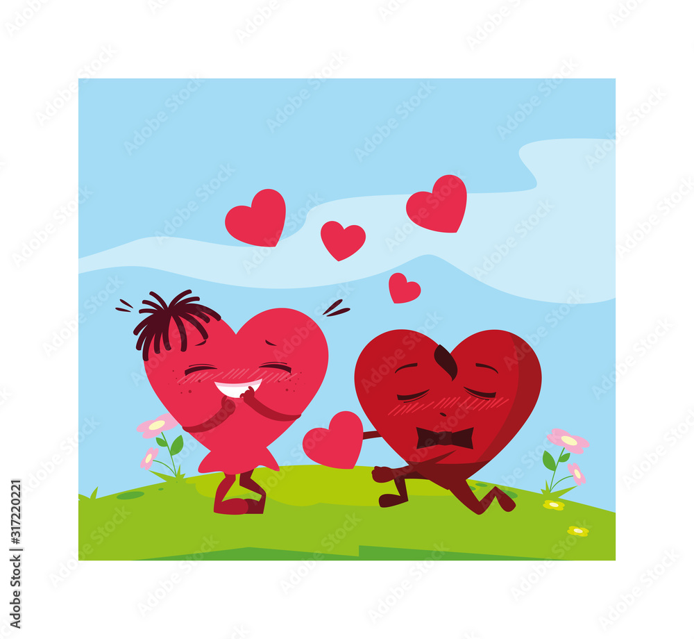 two happy hearts , card valentines day two happy hearts , card valentines day