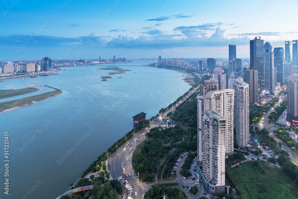 Panoramic picture of China nanchang