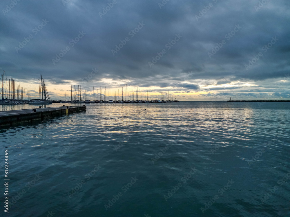 Obraz premium Sea sunset landscape