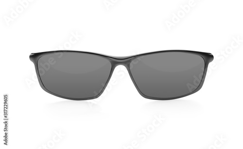 modern sunglasses isolated on a white