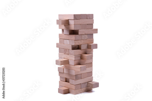 wooden tower game