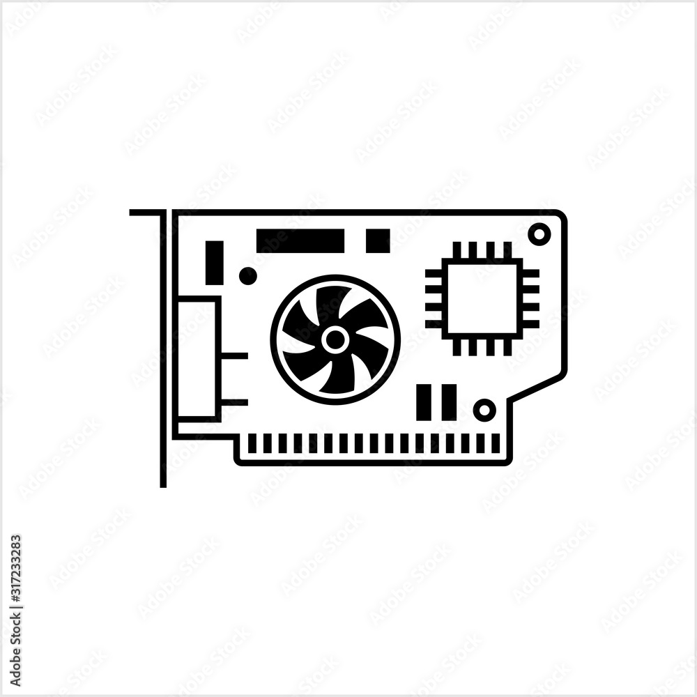 Expansion Card Icon, Add-On Card Icon Expansion Card Icon, Add-On Card Icon