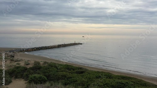 Wallpaper Mural playa de cabopino en la costa de Marbella	 Torontodigital.ca