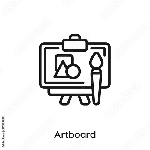artboard icon vector sign symbol