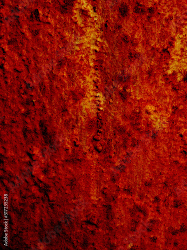 Aged metal surface with rust