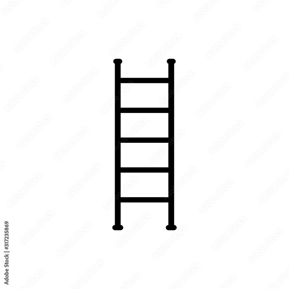 step ladder icon trendy flat design step ladder icon trendy flat design