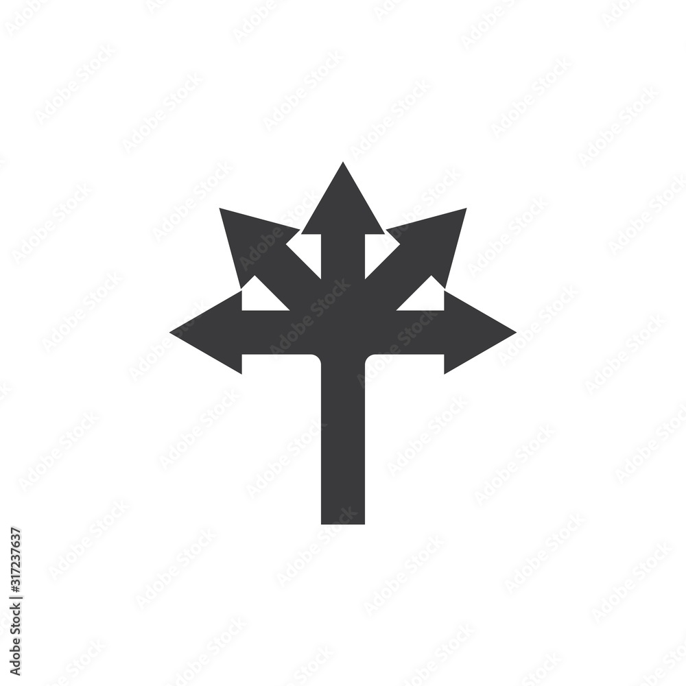 Arrow logo vector design template Arrow logo vector design template