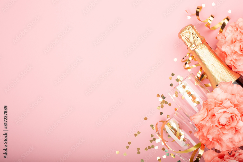 Valentines day champagne Valentines day champagne