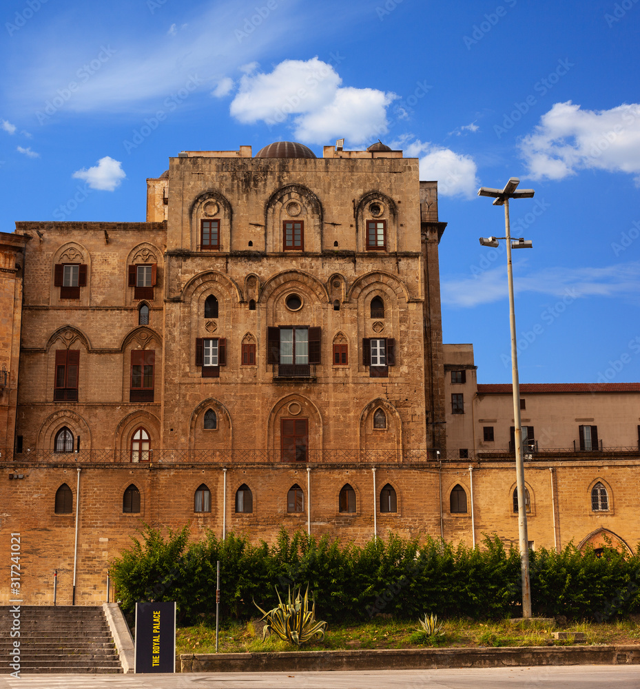 Fototapeta premium The Norman Palace or Royal Palace of Palermo