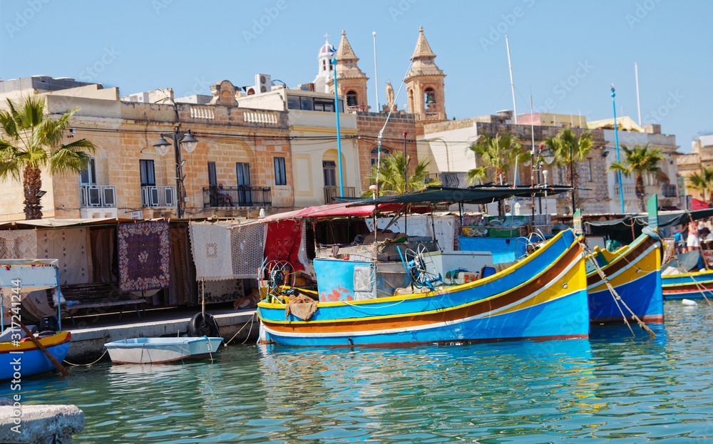 Fishing Boats in Malta