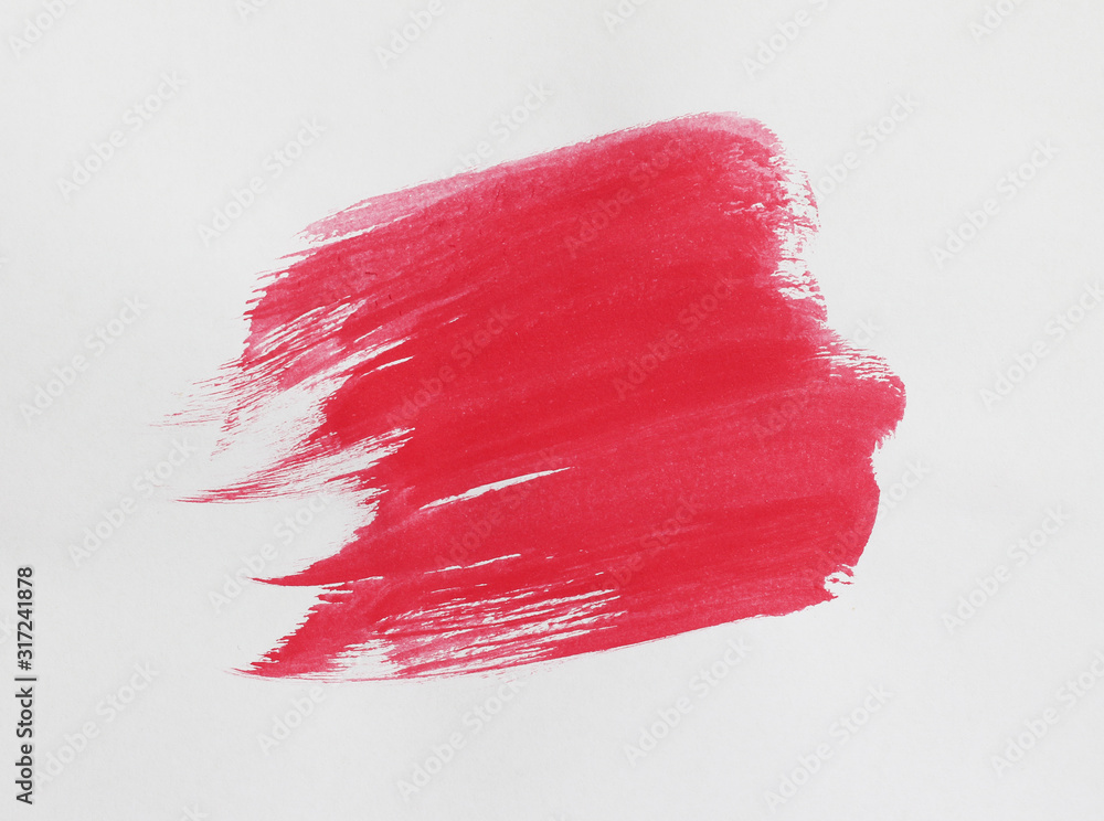 Abstract red watercolor hand paint on white background Abstract red watercolor hand paint on white background